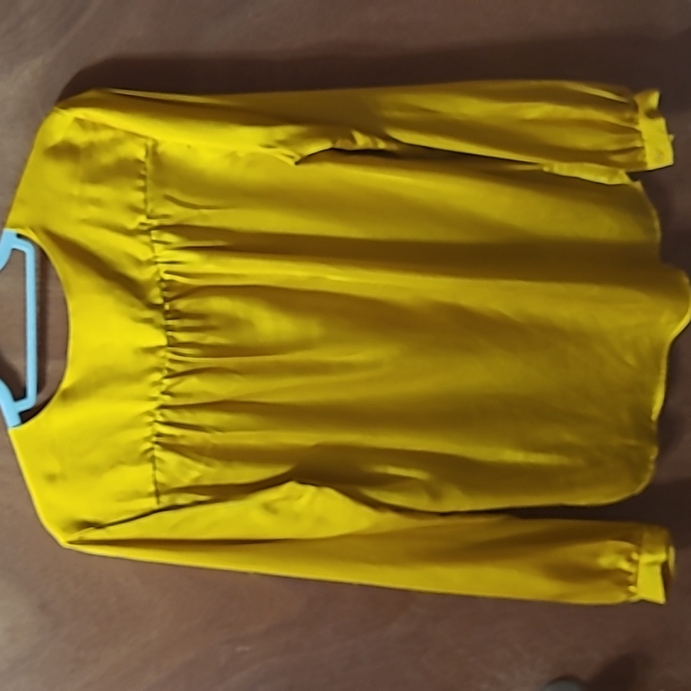 Joe Fresh Yellow/Gold Blouse - Picture 3 of 3